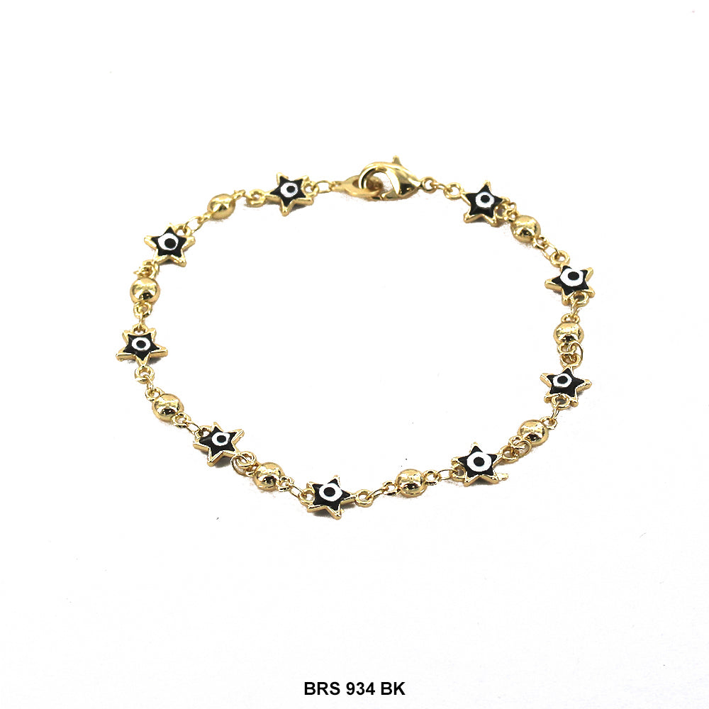 Stars Evil Eye Bracelet BRS 934 BK