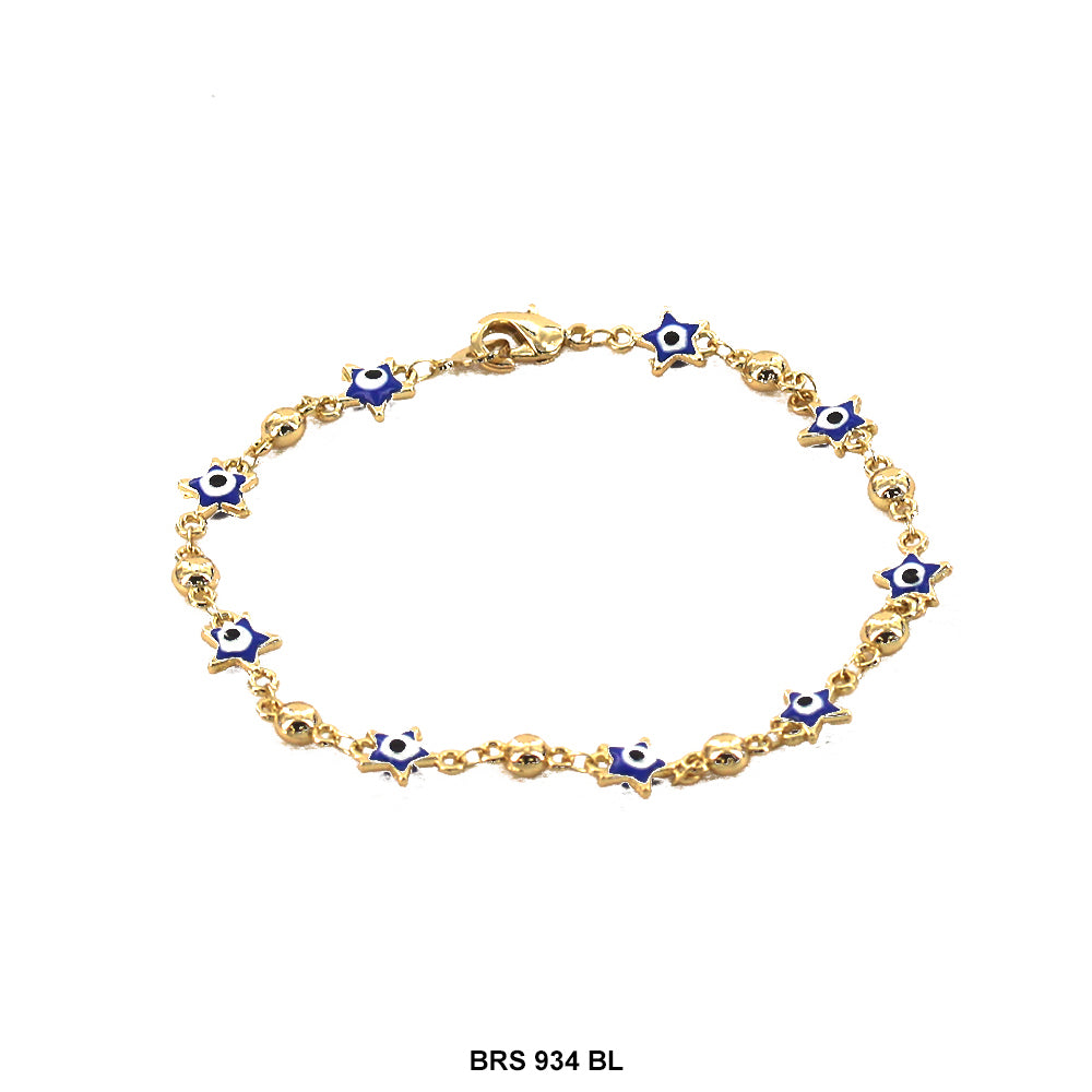 Stars Evil Eye Bracelet BRS 934 BL