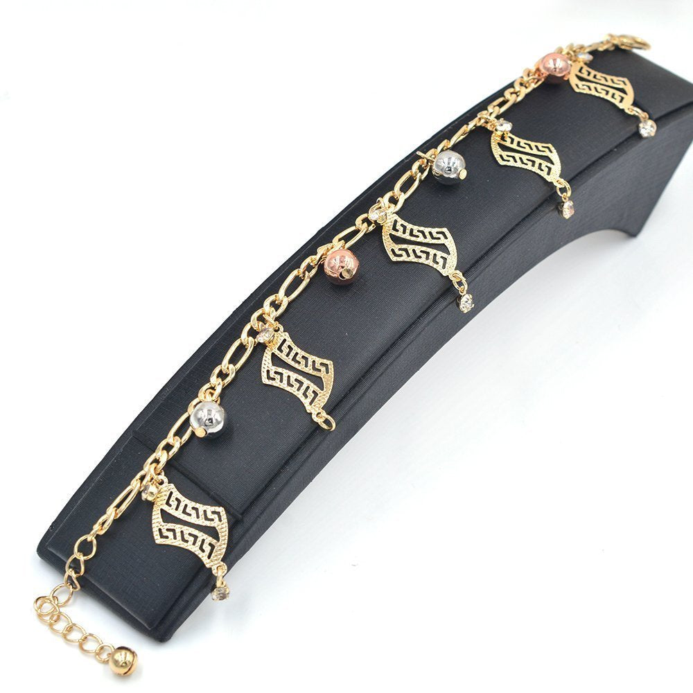 Beads And Charms Chunky Bracelet BRS 968