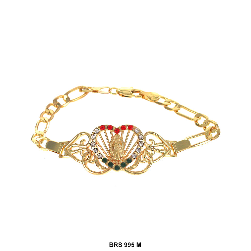 Guadalupe Corazón Figaro Pulsera BRS 995 M