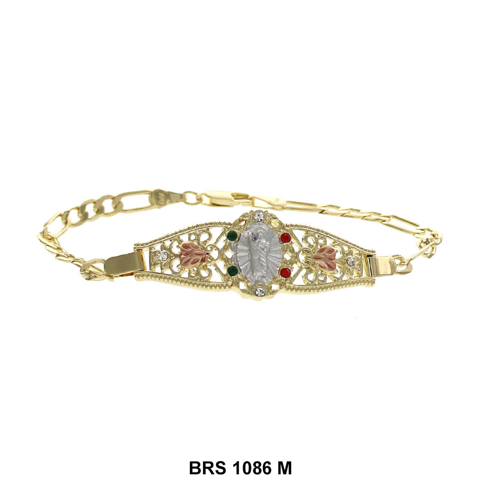 Brazalete Figaro San Judas Con Mariposas Multi BRS 1086 M