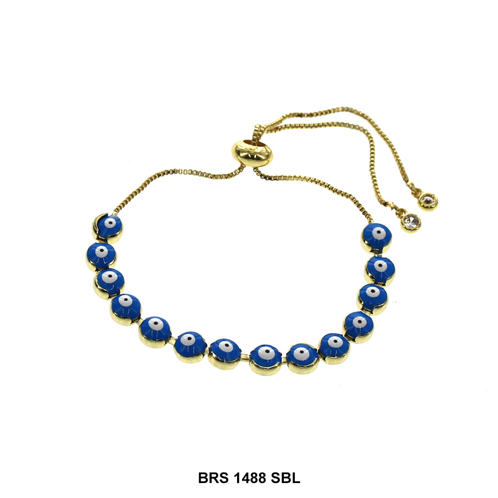 Pulsera Ajustable Evil Eye BRS 1488 SBL