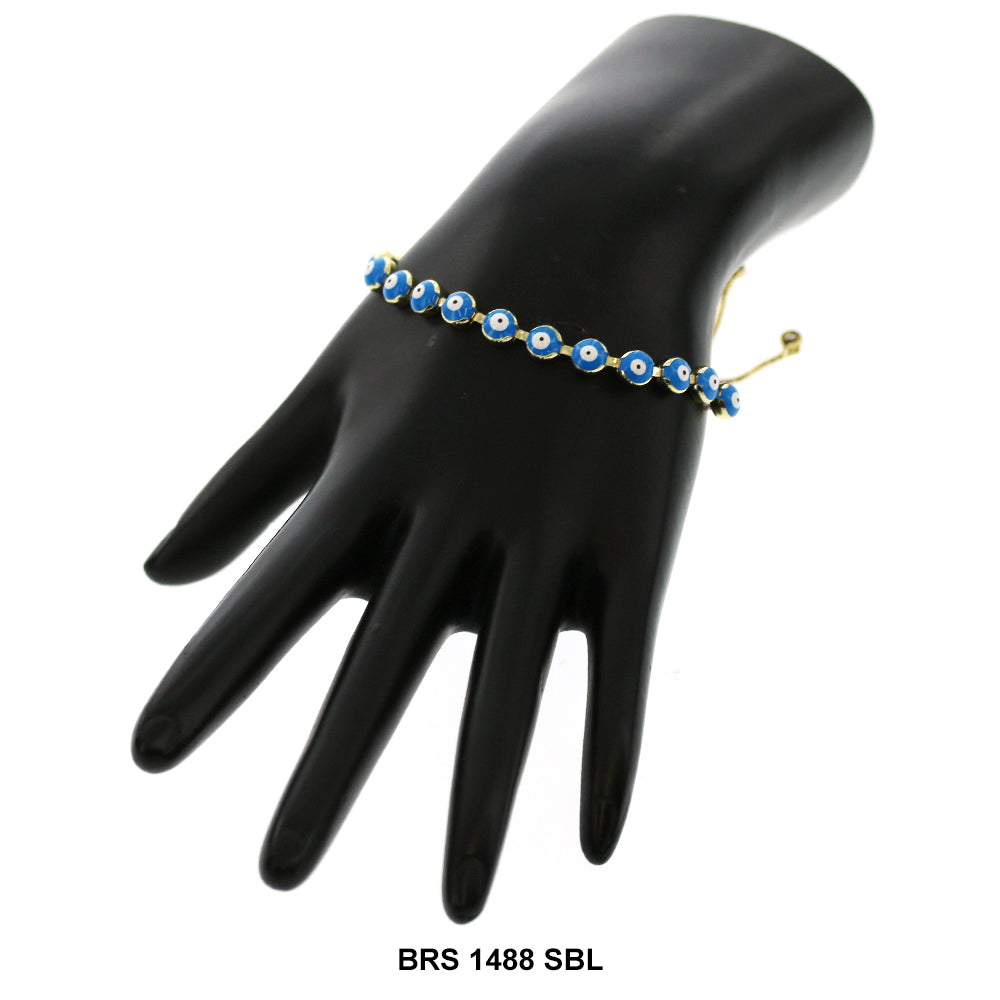 Pulsera Ajustable Evil Eye BRS 1488 SBL