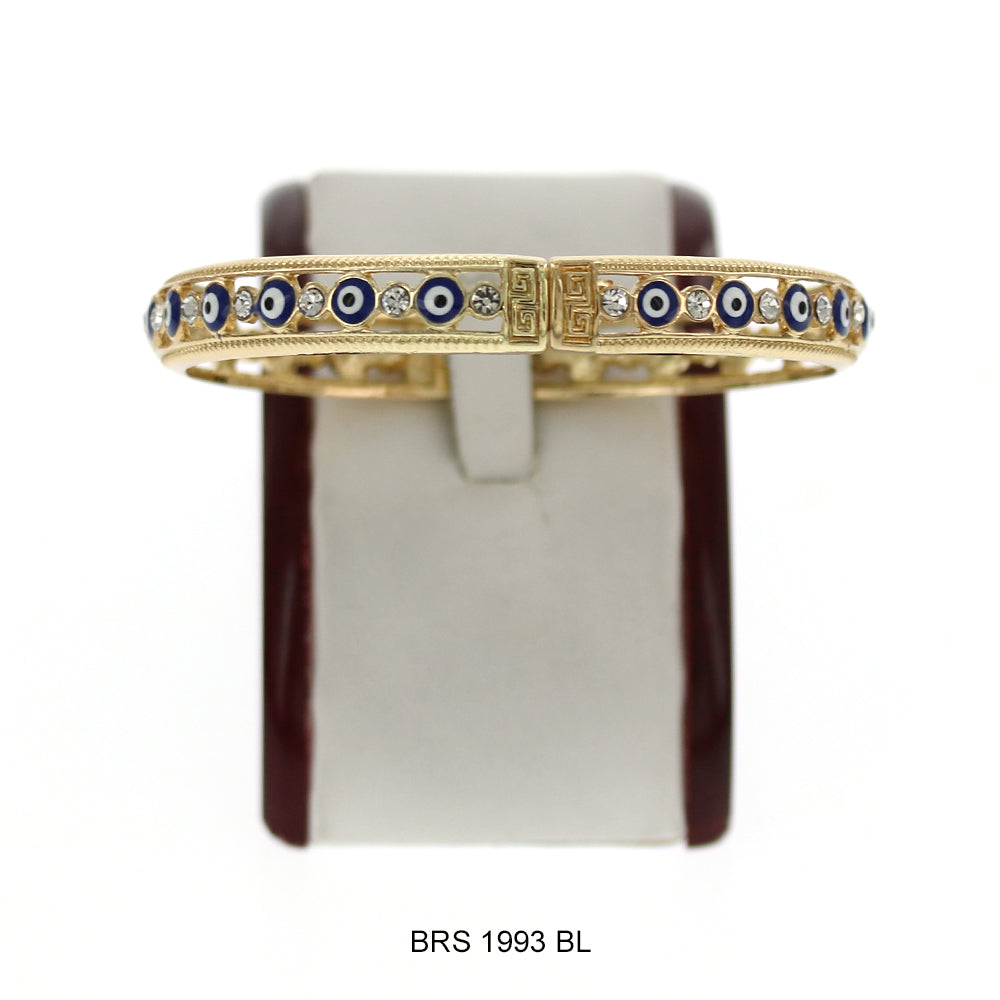 Evil Eye Bangle Bracelet BRS 1993 BL