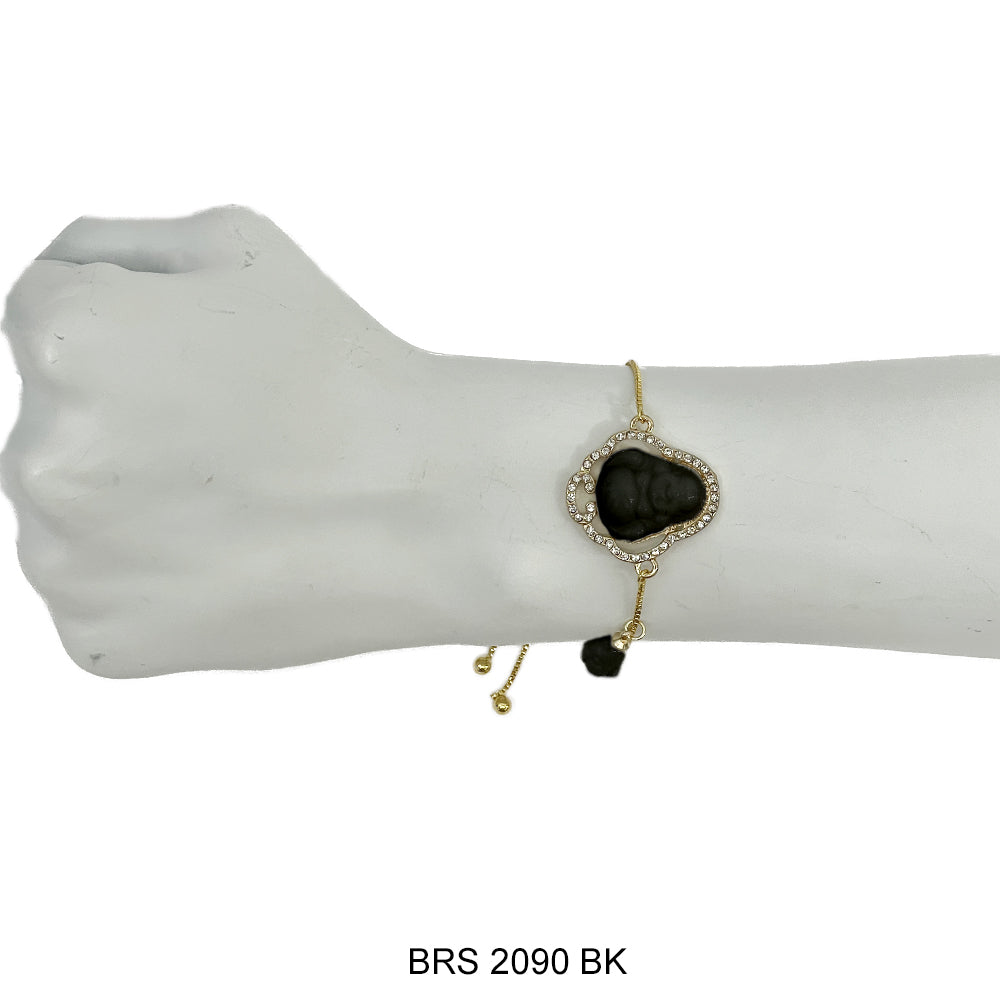 Pulsera Ajustable Buda Riendo BRS 2090 BK