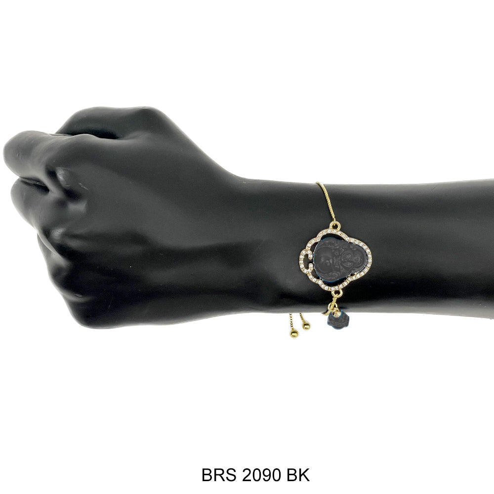 Pulsera Ajustable Buda Riendo BRS 2090 BK