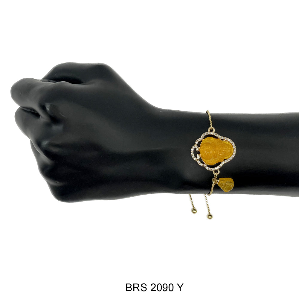 Pulsera Ajustable Buda Riendo BRS 2090 Y