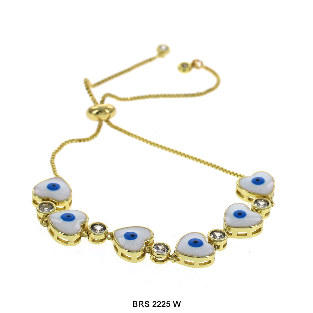 Evil Eye Adjustable Bracelet BRS 2225 W