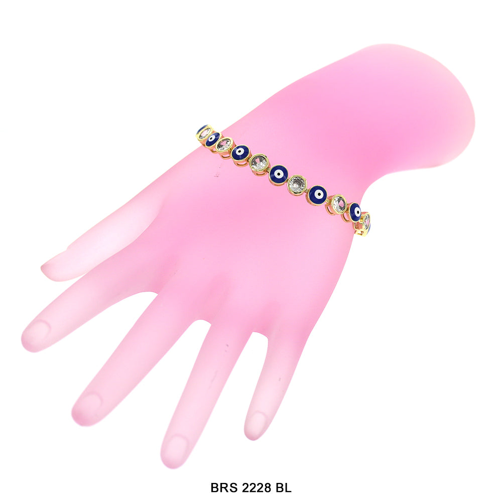 Pulsera Ajustable Evil Eye BRS 2228 BL