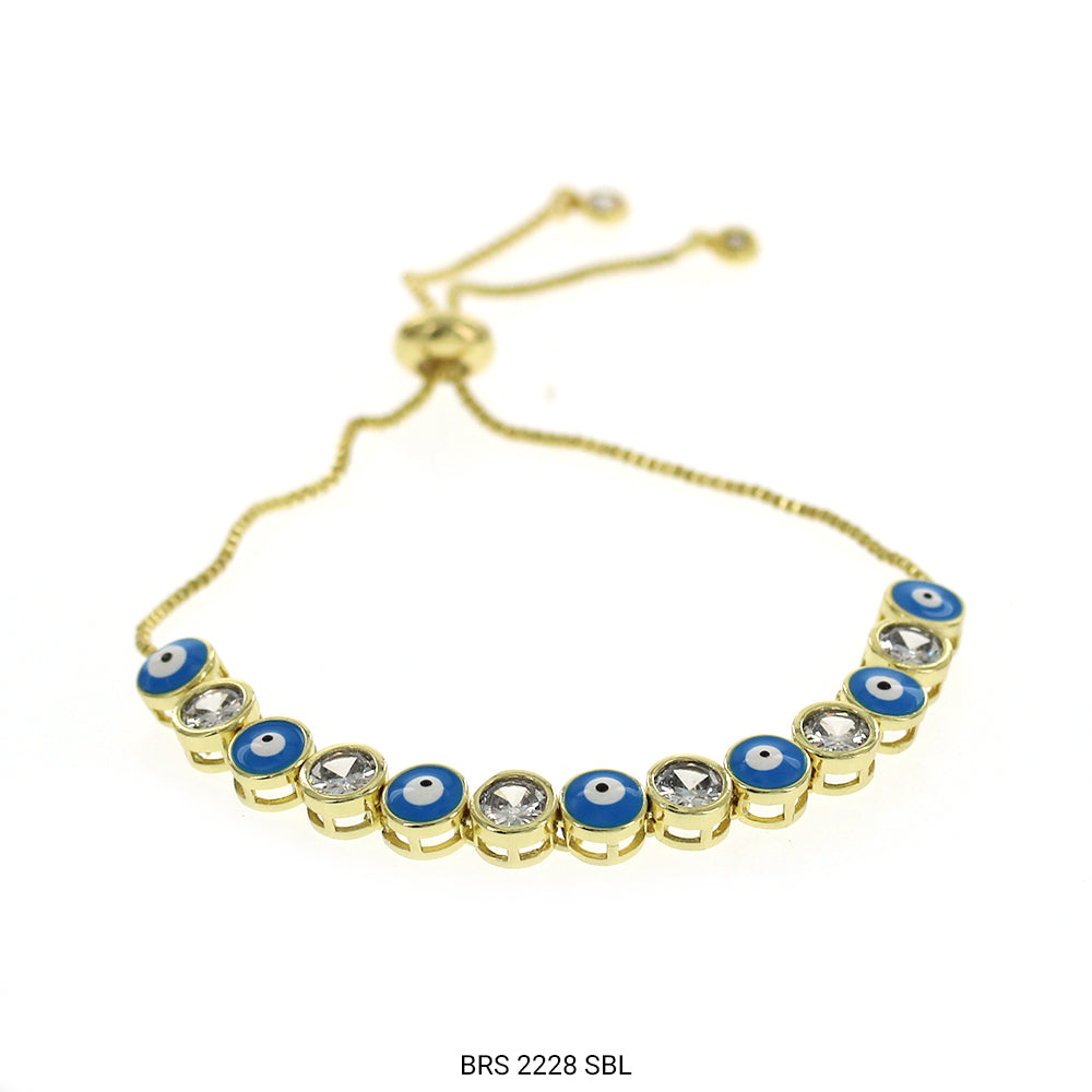 Pulsera Ajustable Evil Eye BRS 2228 SBL