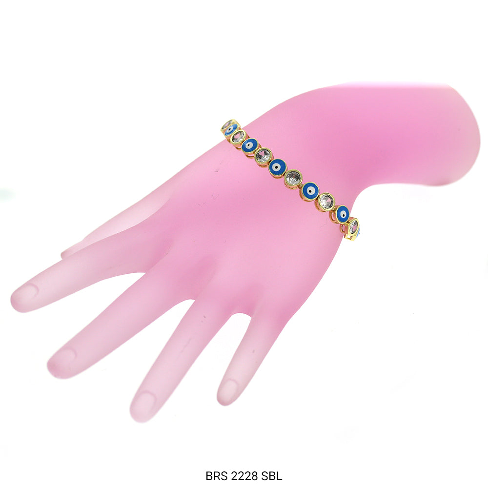 Pulsera Ajustable Evil Eye BRS 2228 SBL