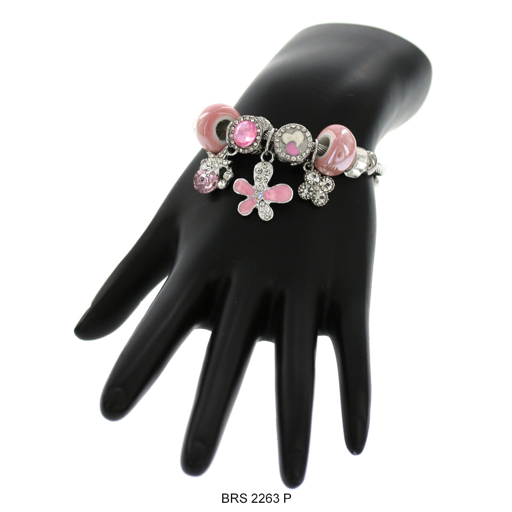 Hanging Charms Openable Bracelet BRS 2263 P