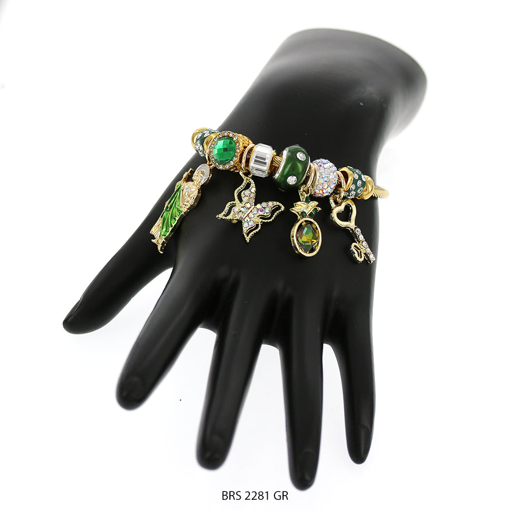 Charms Colgantes Religiosos Brazalete Abrible BRS 2281 GR