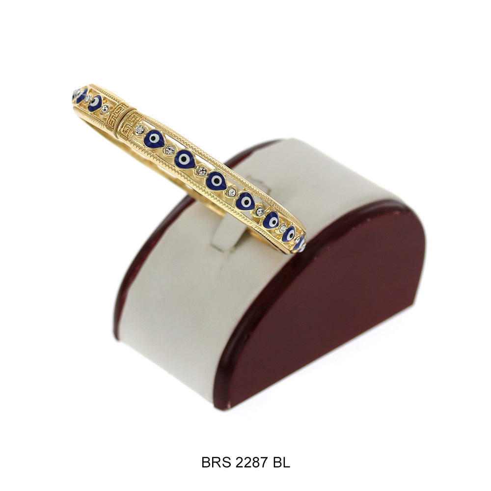 Evil Eye Bangle Bracelet BRS 2287 BL