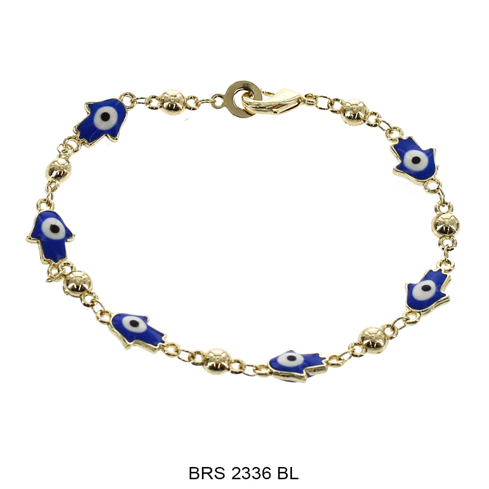 Pulsera Mano Hamsa Mal de Ojo BRS 2336 BL