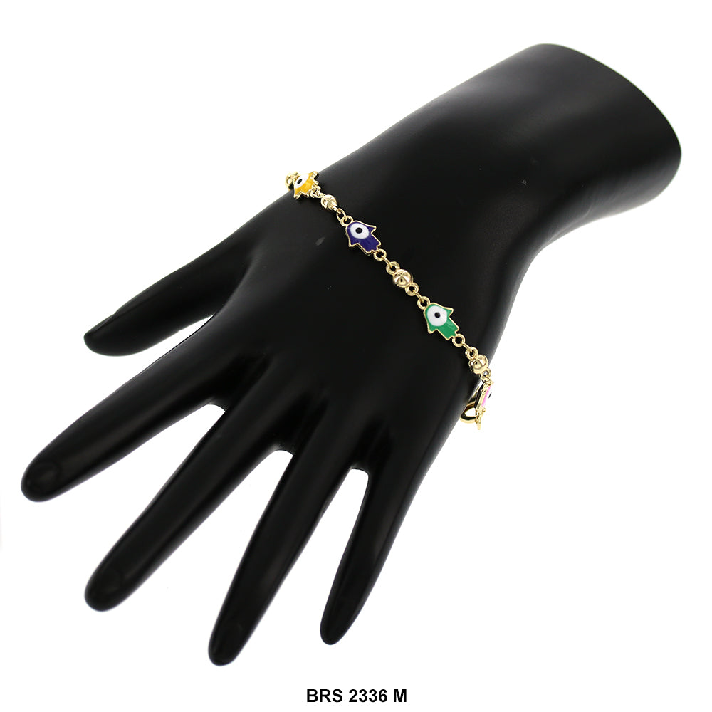 Pulsera Mano Hamsa Mal de Ojo BRS 2336 M