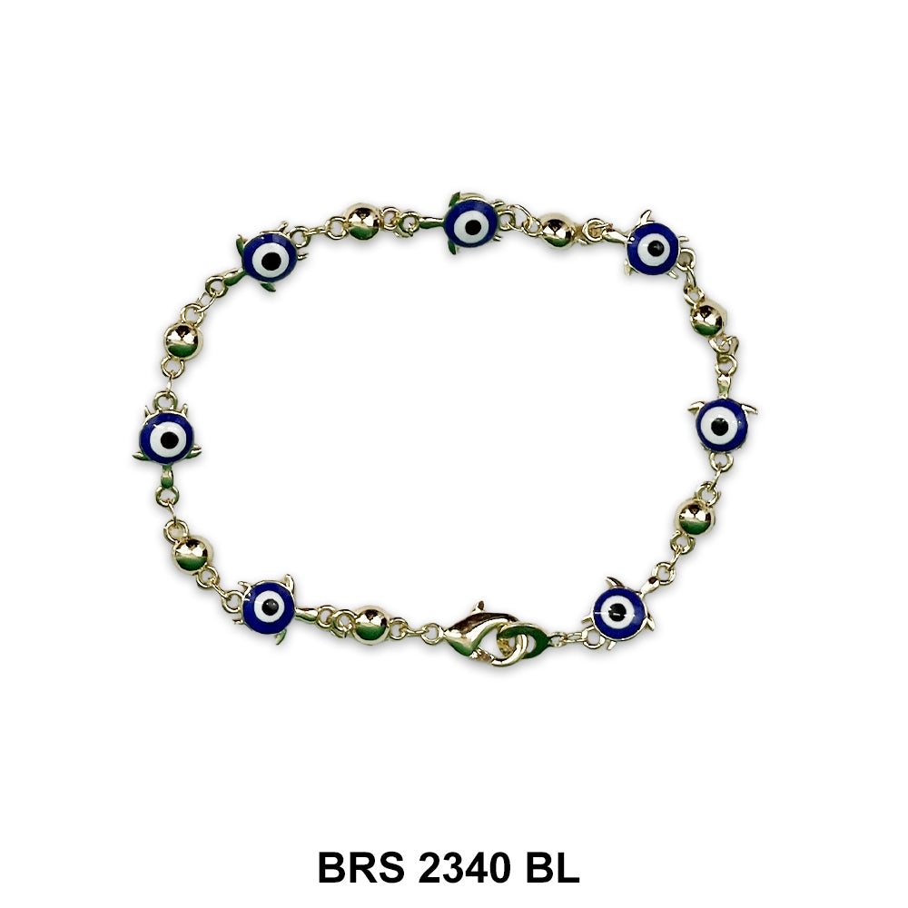 Turtle Evil Eye Bracelet BRS 2340 BL