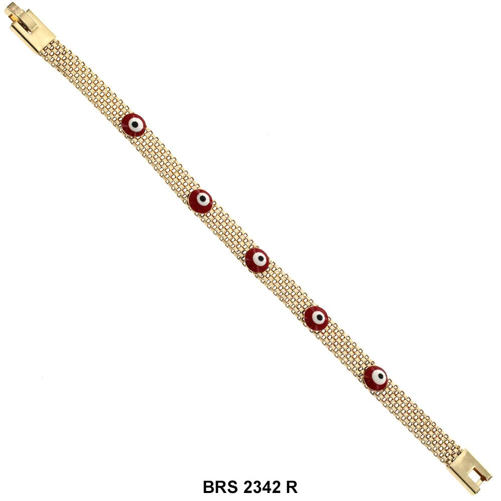 Evil Eye Band Bracelet BRS 2342 R