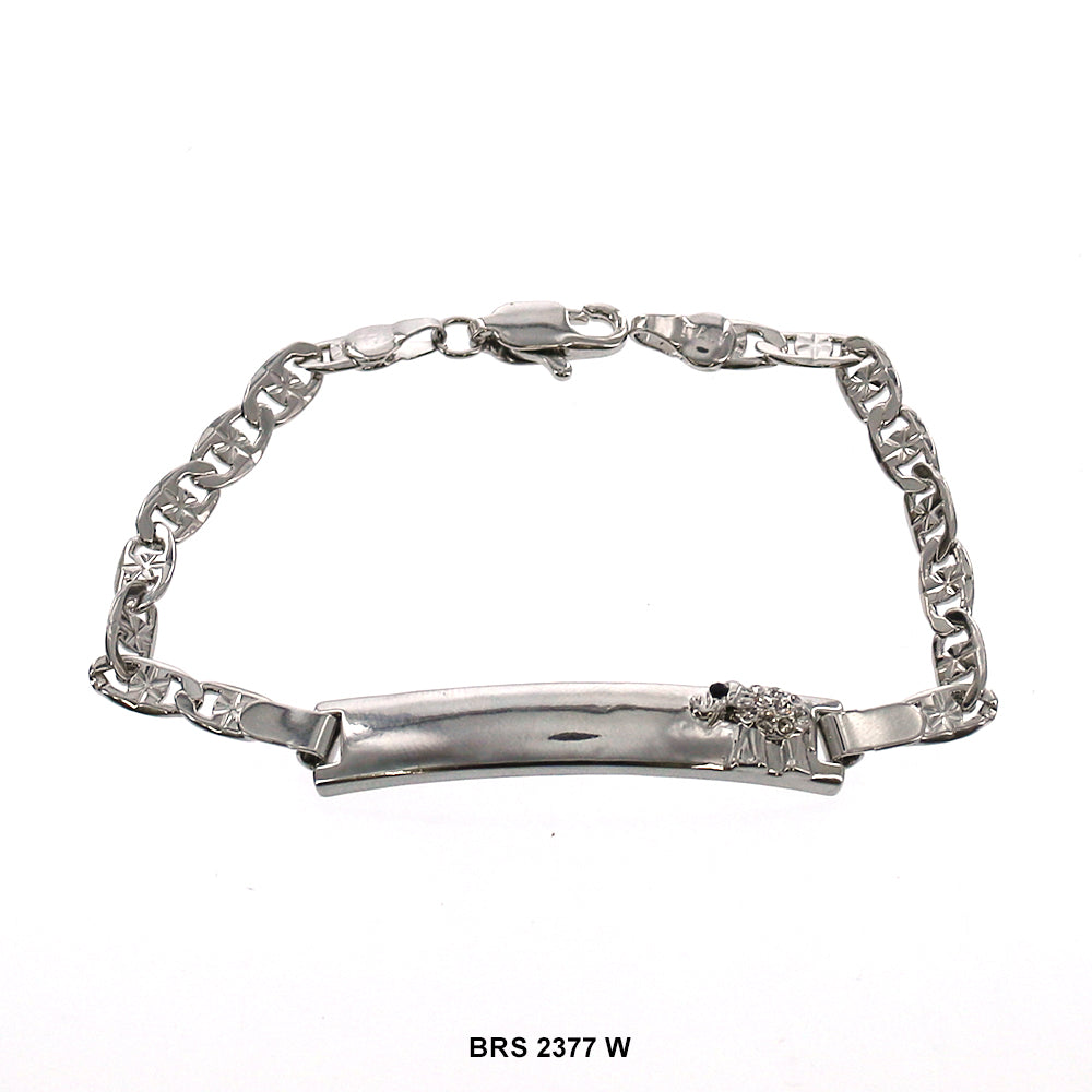 Elephant Medallion Bracelet BRS 2377 W (S)