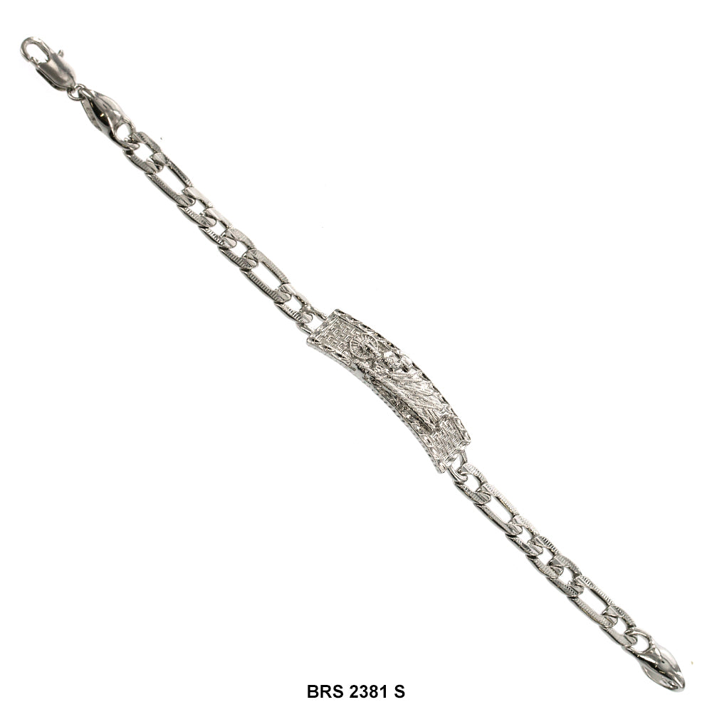 San Judas Medallion Bracelet BRS 2381 S