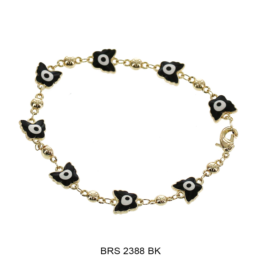 Pulsera Mariposa Mal de Ojo BRS 2388 BK