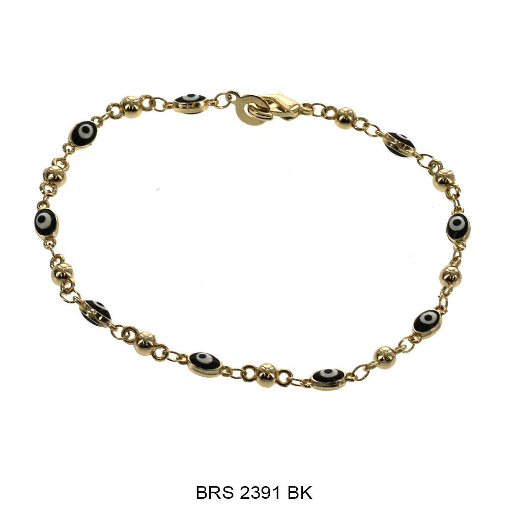 Pulsera Mal de Ojo Oval BRS 2391 BK