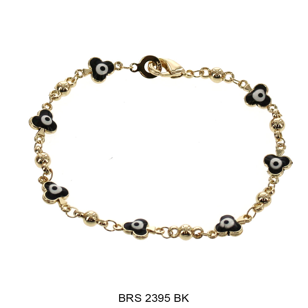 Flower Evil Eye Bracelet BRS 2395 BK