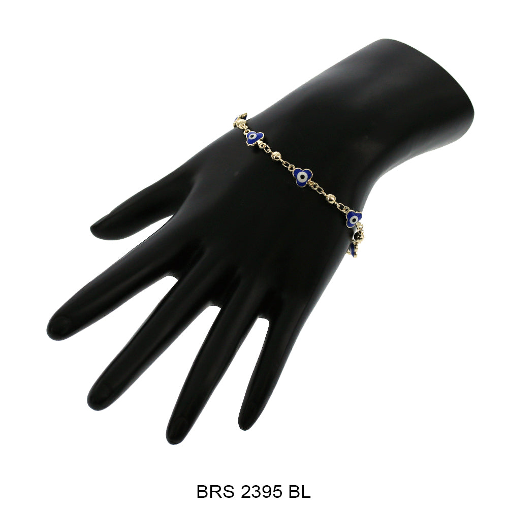 Flower Evil Eye Bracelet BRS 2395 BL