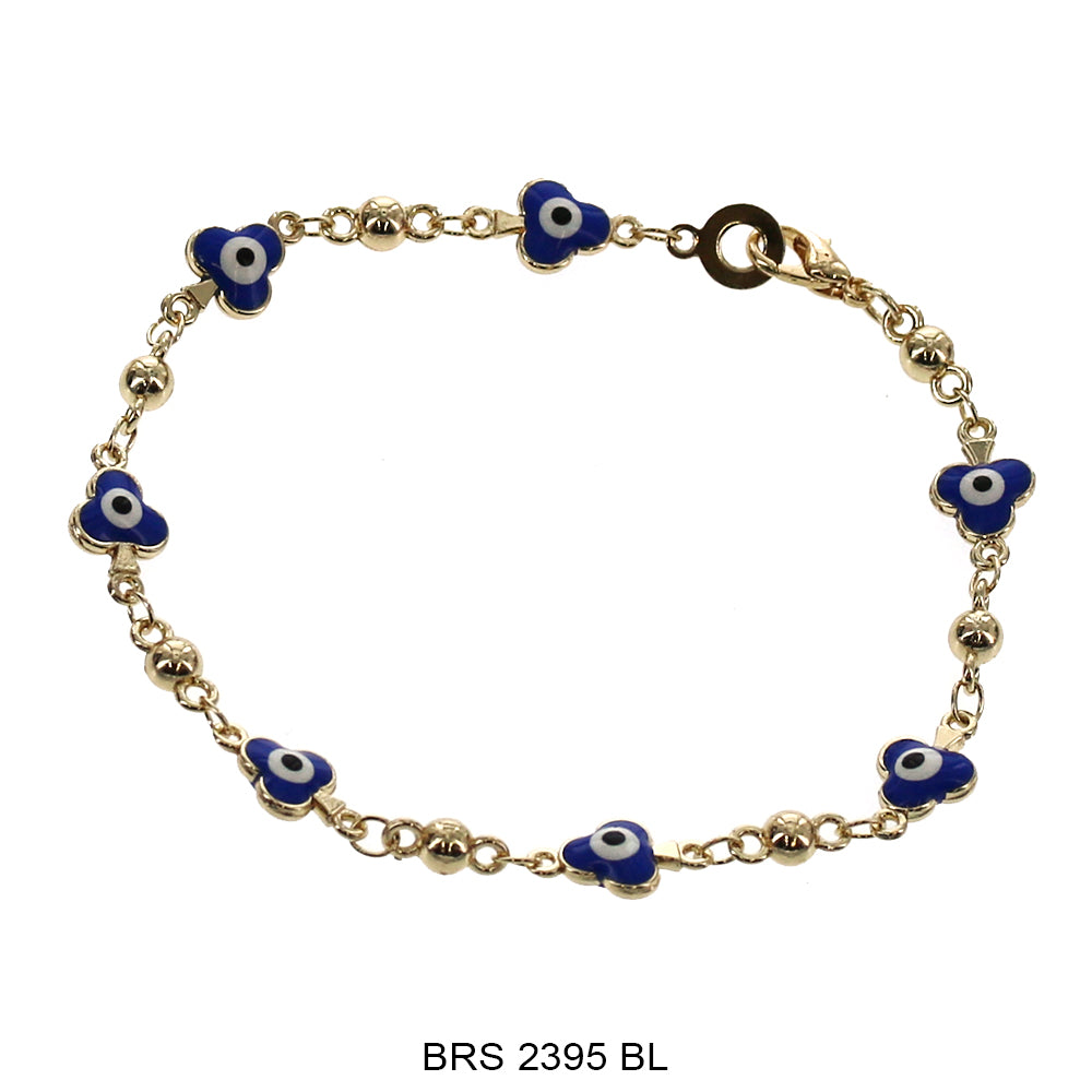 Flower Evil Eye Bracelet BRS 2395 BL