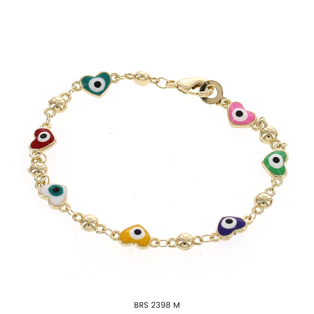 Pulsera Corazón Mal de Ojo BRS 2398 M (G)