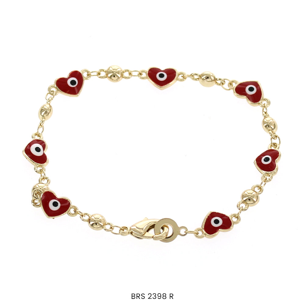 Pulsera Corazón Mal de Ojo BRS 2398 R (G)