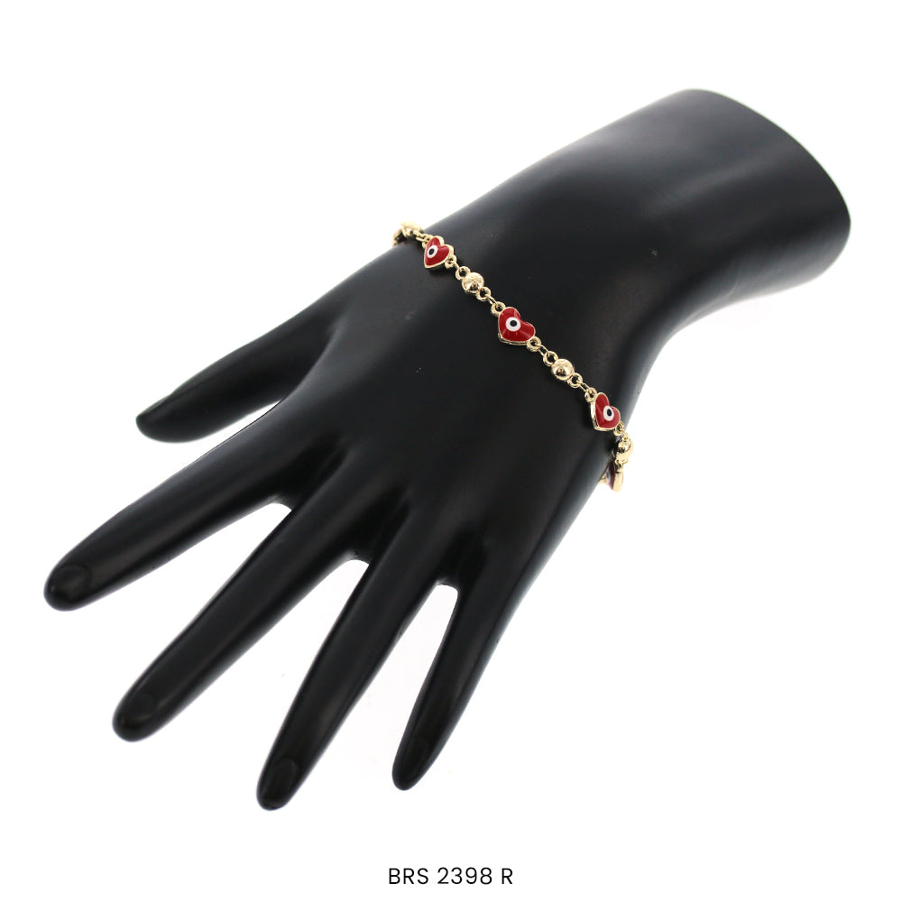 Pulsera Corazón Mal de Ojo BRS 2398 R (G)