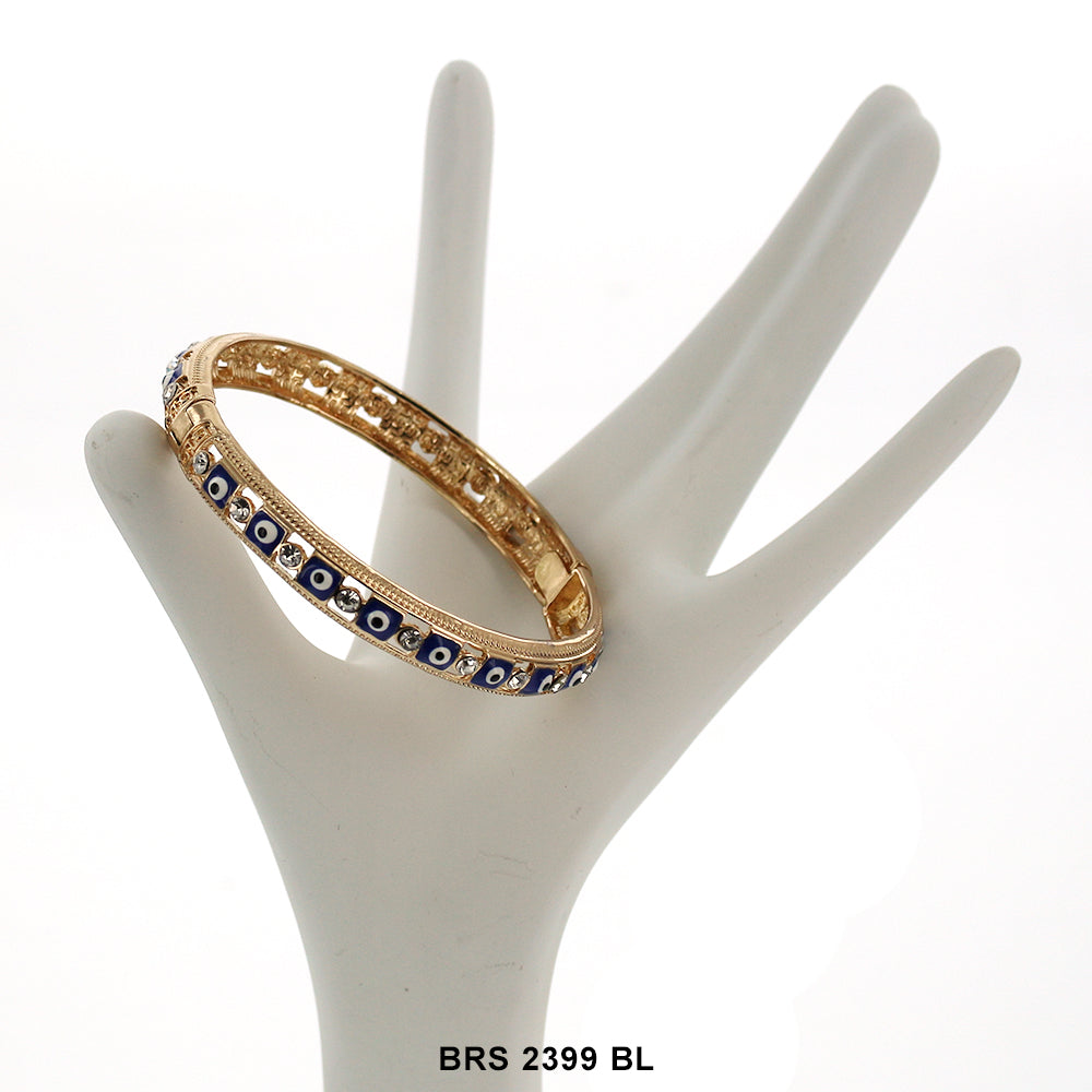 Brazalete Rígido Mal de Ojo BRS 2399 BL