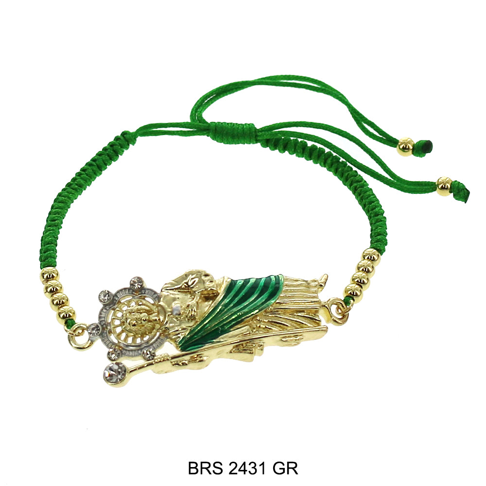 Pulsera Ajustable San Judas BRS 2431 GR