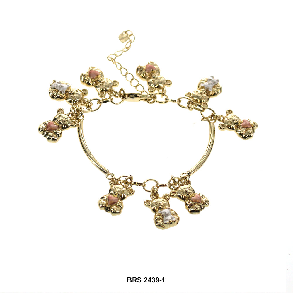 Pulsera Dijes Oso BRS 2439-1