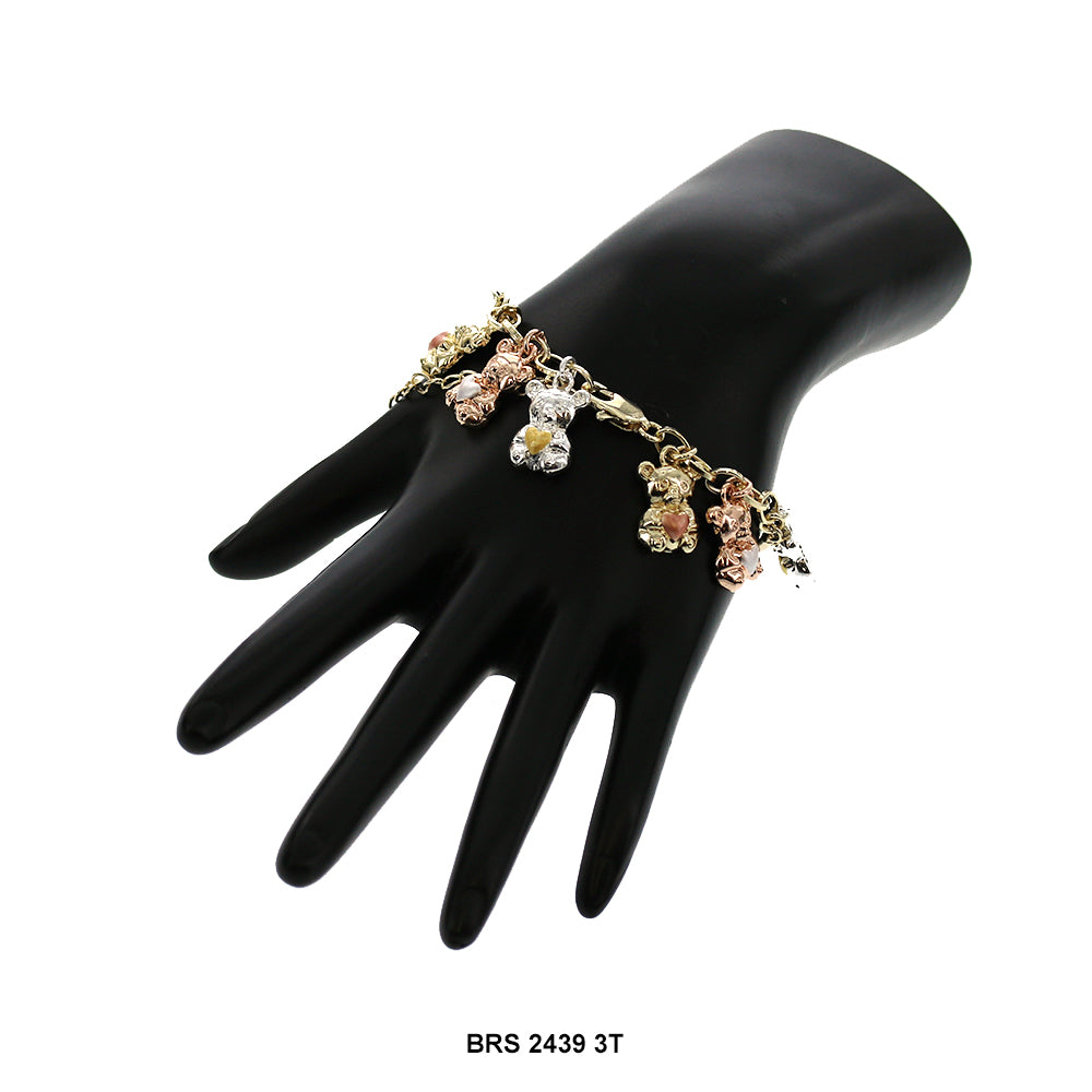 Pulsera Dijes Oso BRS 2439 3T