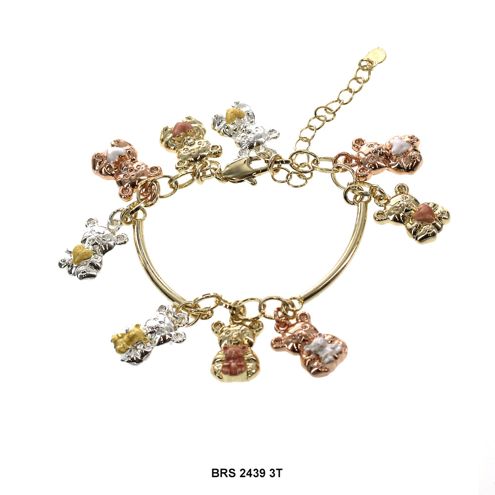 Pulsera Dijes Oso BRS 2439 3T