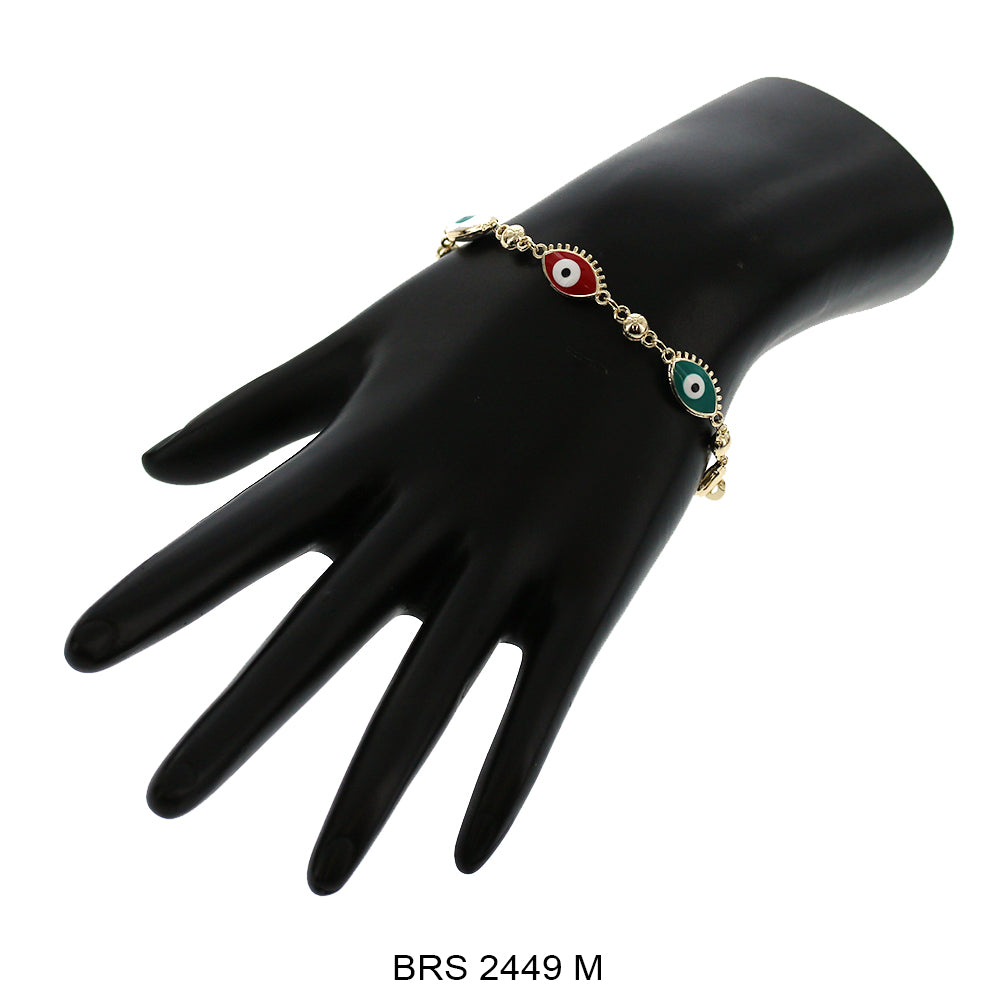 Eye Evil Eye Beads Bracelet BRS 2449 M