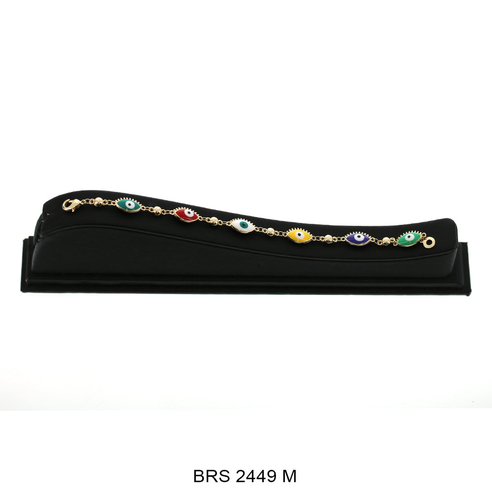 Eye Evil Eye Beads Bracelet BRS 2449 M