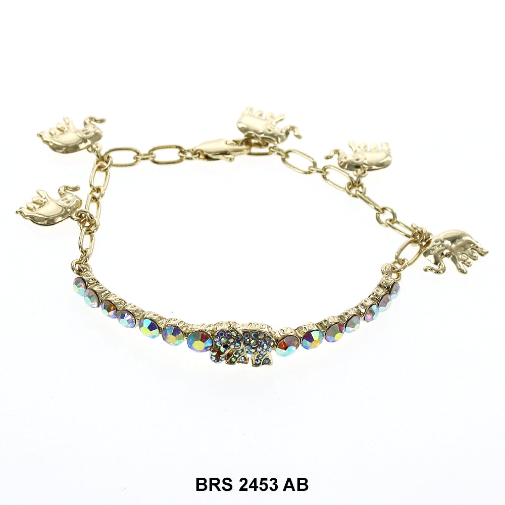 Elephant Stones Bracelet BRS 2453 AB