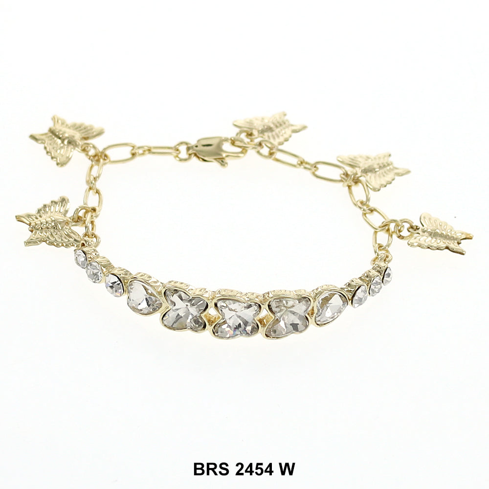 Butterfly Stones Bracelet BRS 2454 W