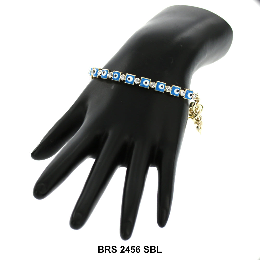 Evil Eye Stones Bracelet BRS 2456 SBL