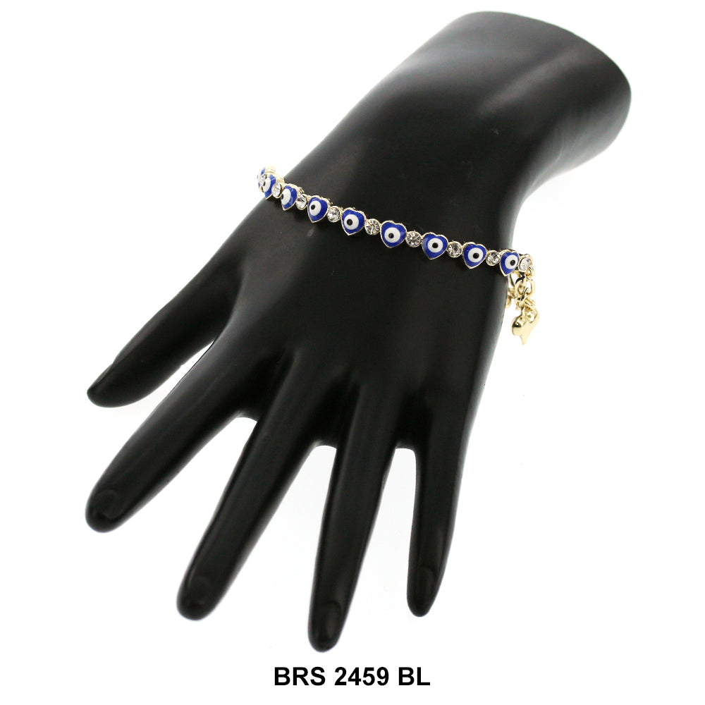 Evil Eye Stones Bracelet BRS 2459 BL