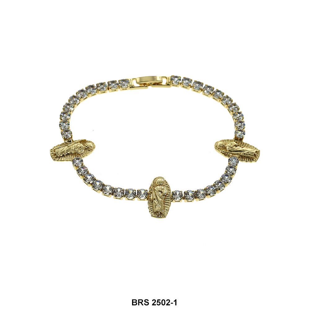 San Judas Stones Bracelet BRS 2502-1