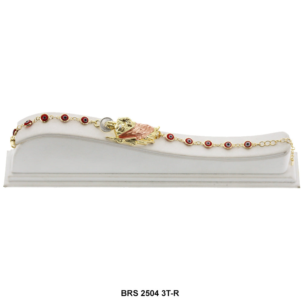San Judas Stones Bracelet BRS 2504 3T-R