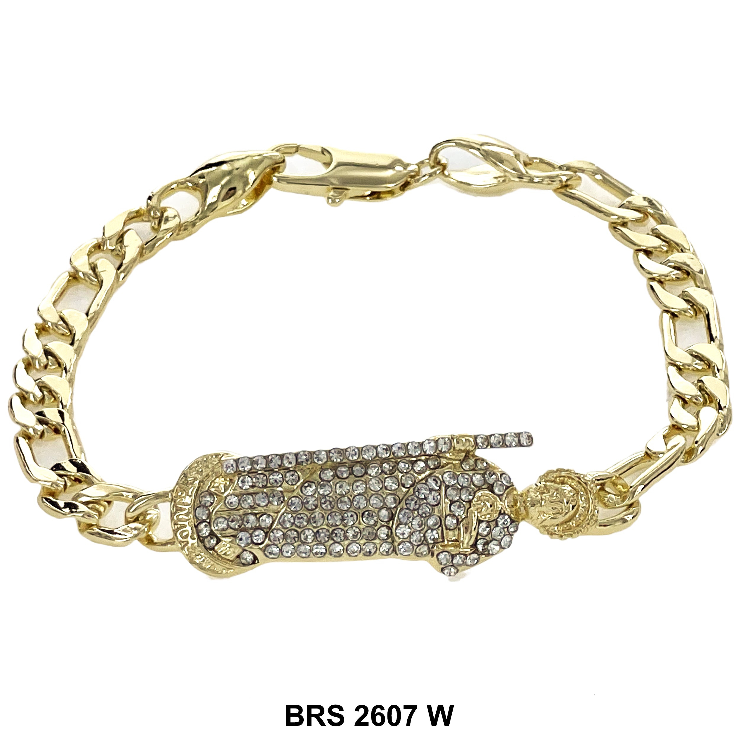 Pulsera Ajustable San Judas BRS 2431 GR