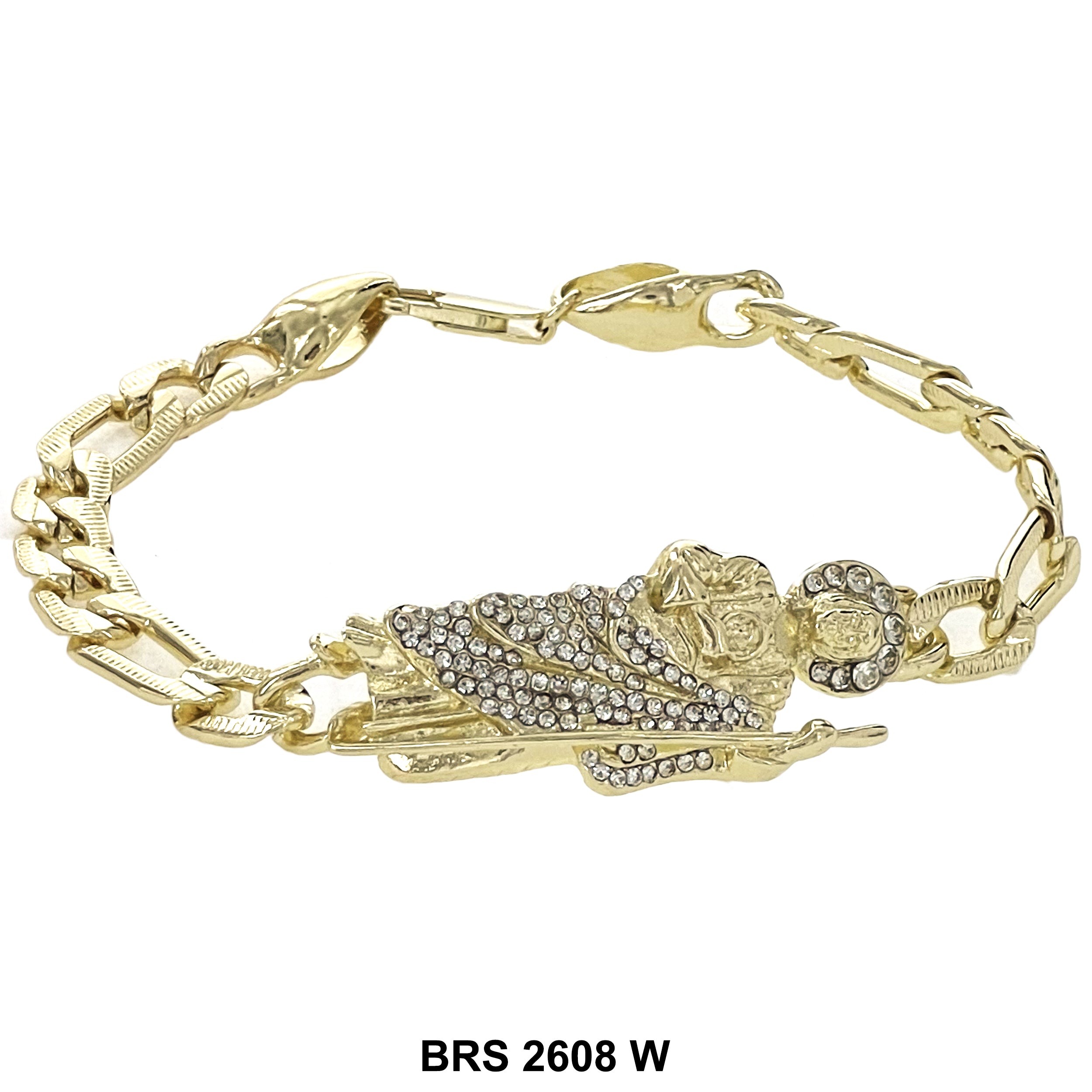 Pulsera Ajustable San Judas BRS 2431 GR