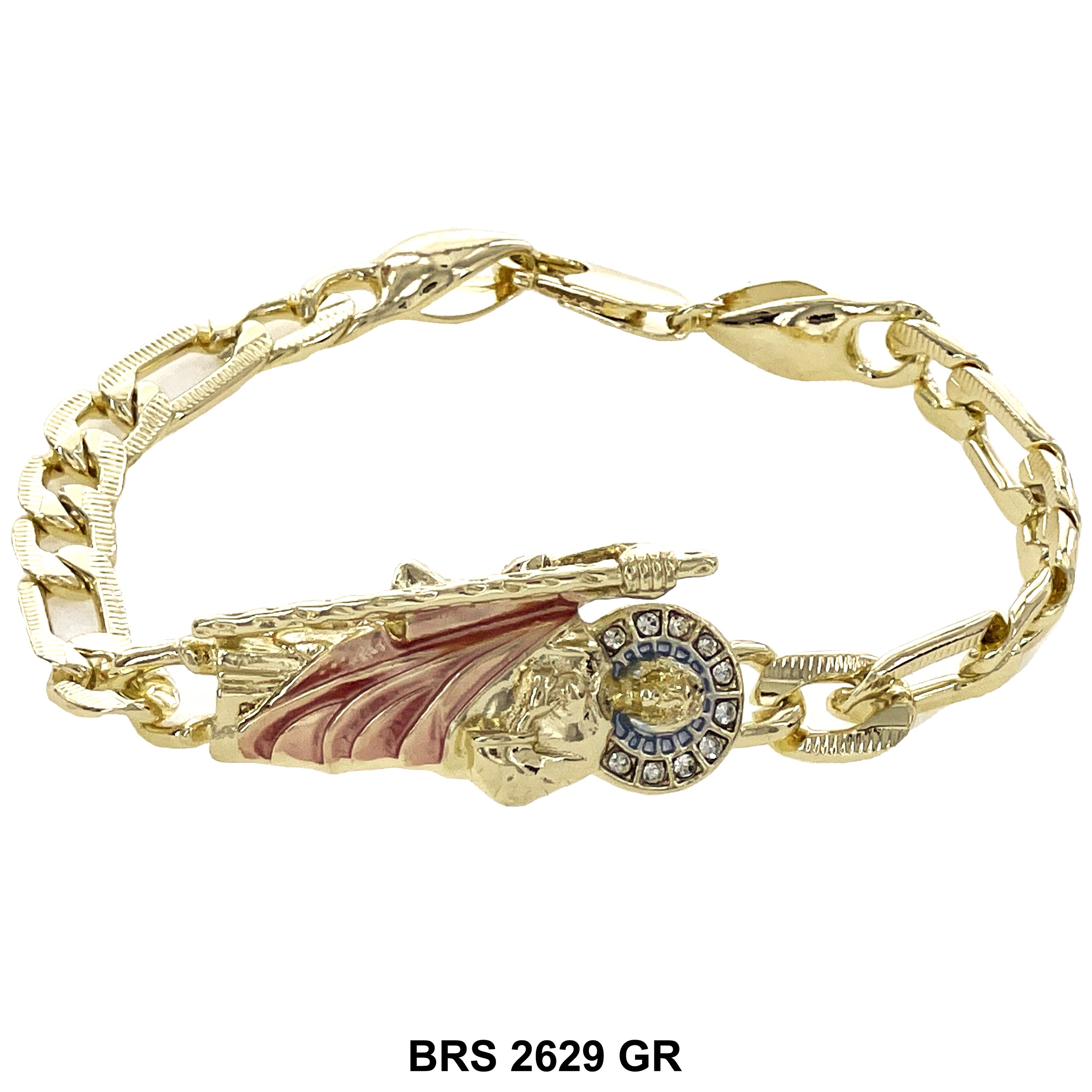 Pulsera Ajustable San Judas BRS 2431 GR