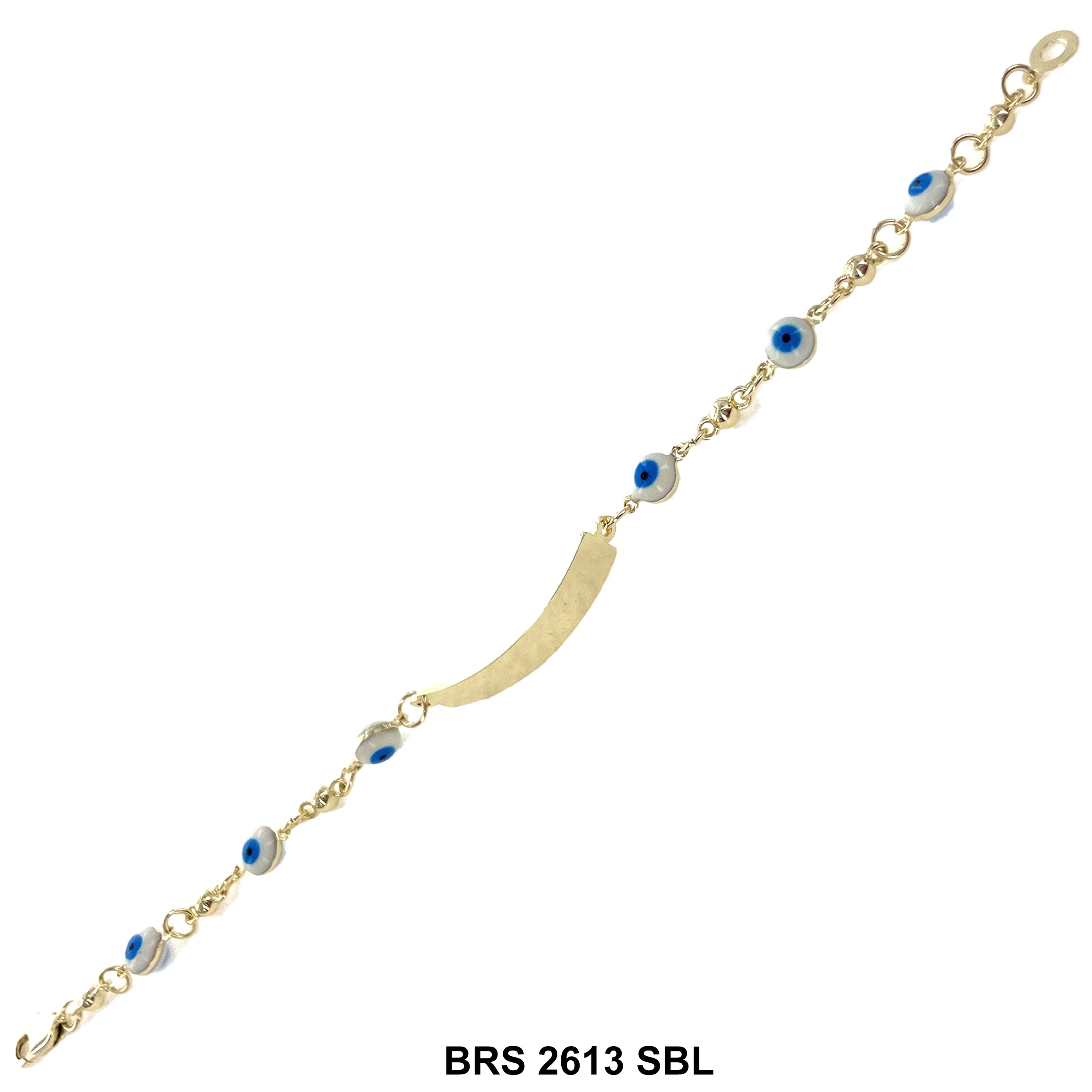 Evil Eye ID Bracelet BRS 2613 SBL