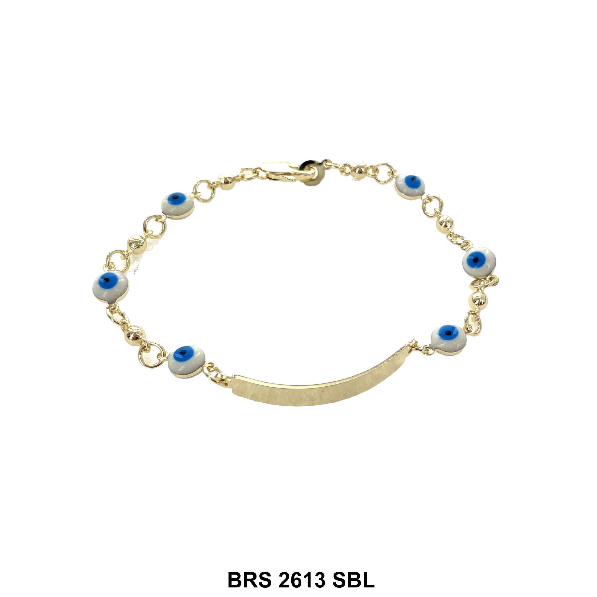 Evil Eye ID Bracelet BRS 2613 SBL